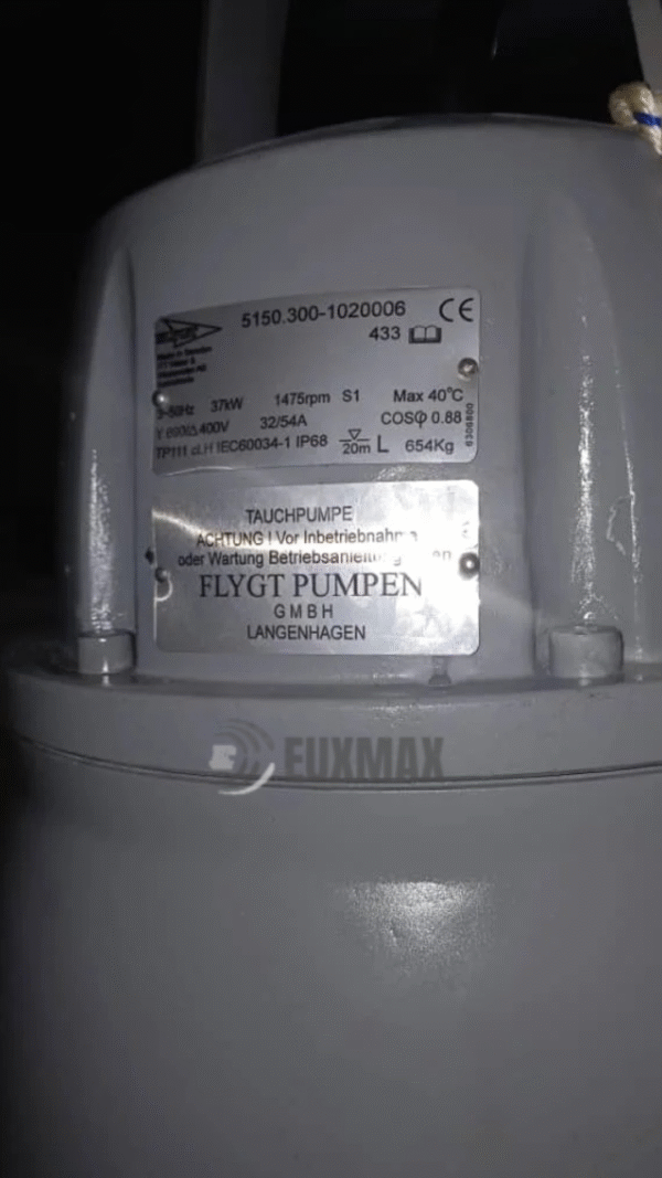 Flygt 37kW Submersible Pump - Image 2